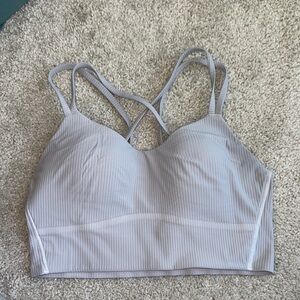 Like a cloud ribbed long line bra